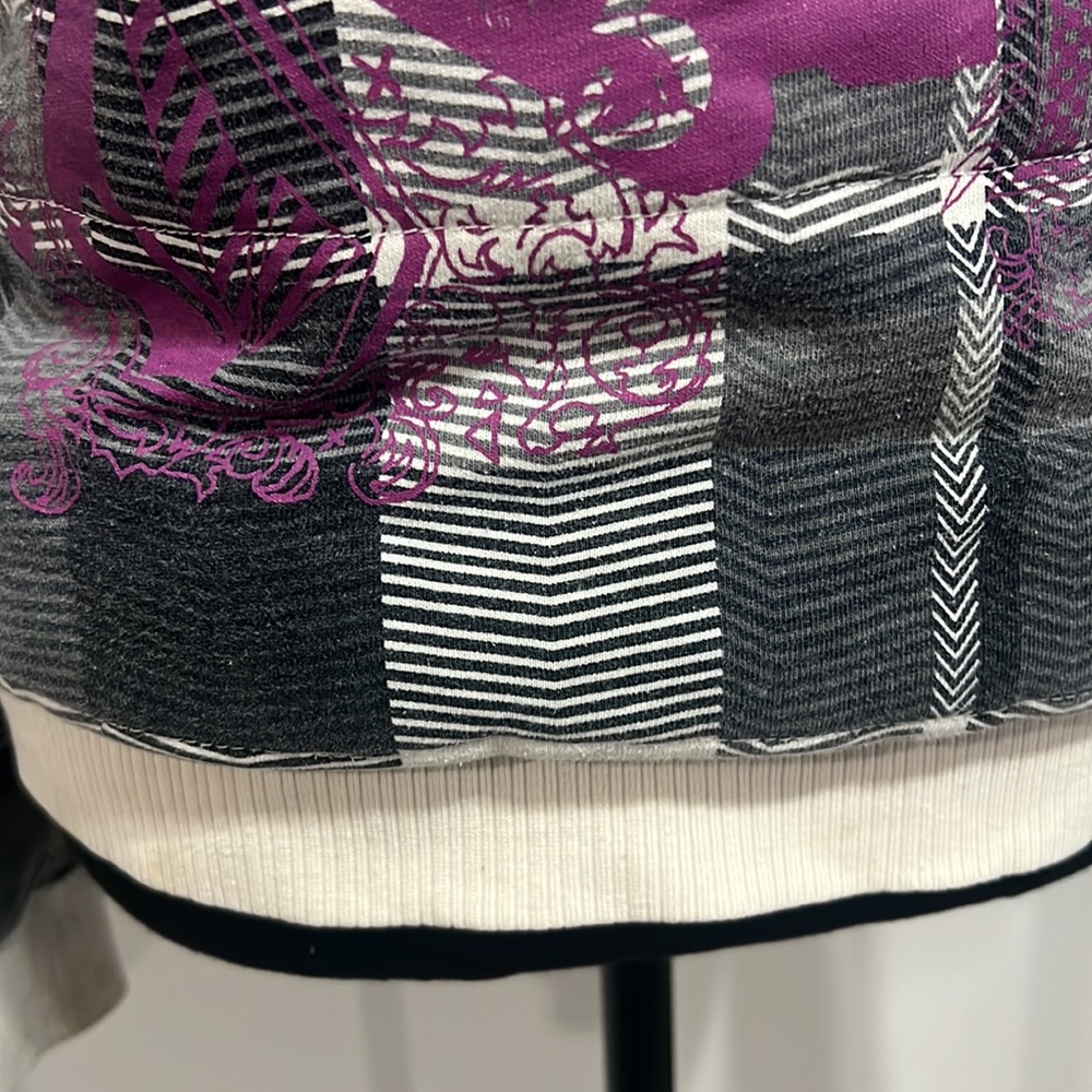 Volcom Jacket Size M Square Ivory And Grey Lining… - image 7